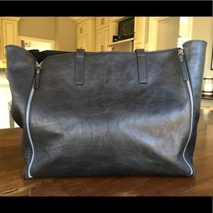 Garnet Hill - Zoe Italian Zipper Tote